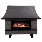 بخاری گازی شومینه ای نیک کالا مدل سیما MC22 رنگ نقره ای