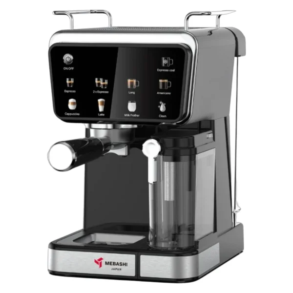 اسپرسو ساز ۱۵۰۰ میلی‌لیتر مباشی مدل ME-ECM2505 رنگ مشکی