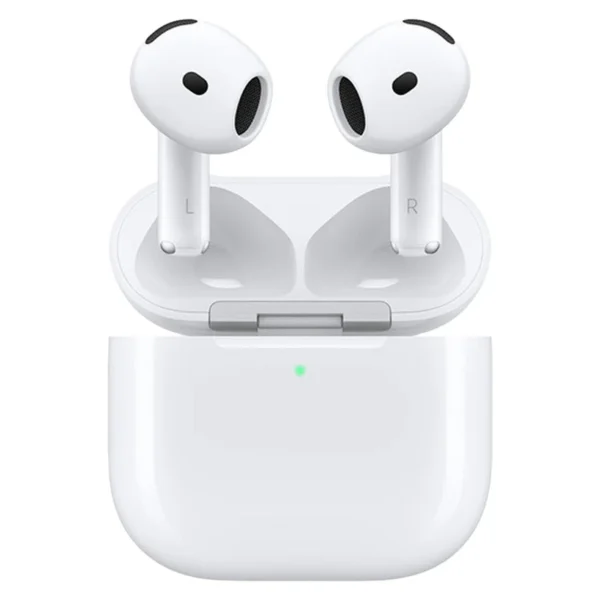 هدفون بلوتوثی اپل مدل AirPods 4 فاقد قابلیت نویز کنسلینگ رنگ سفید
