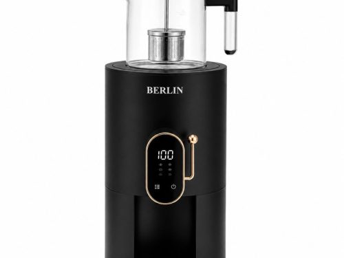 چای ساز روی هم برلین مدل BE-1280 - مشکی - نقره ای