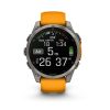 ساعت هوشمند گارمین مدل Fenix 8 - 47mm دارای قابلیت های صفحه نمایش لمسی، کنترل موسیقی، کنترل سطح اکسیژن خون، ضد آب، بند سیلیکون - مشکی - Image 5