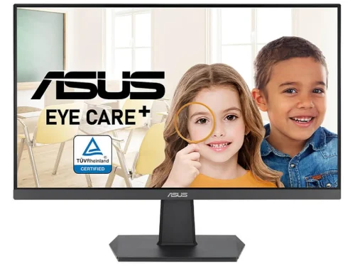 مانیتور 23.8 اینچ ایسوس مدل VA24EHF با وضوح Full HD پنل IPS و نرخ به روزرسانی 100 هرتز - مشکی